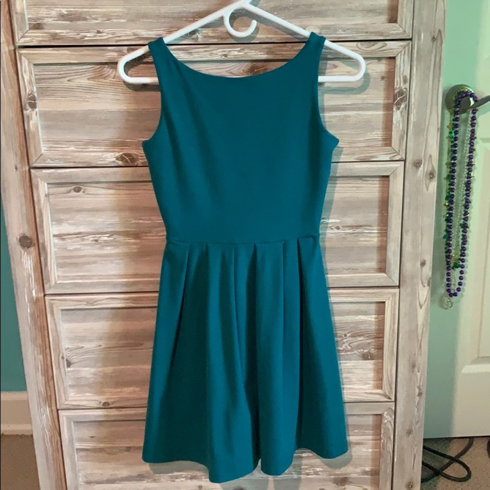 Teal dress